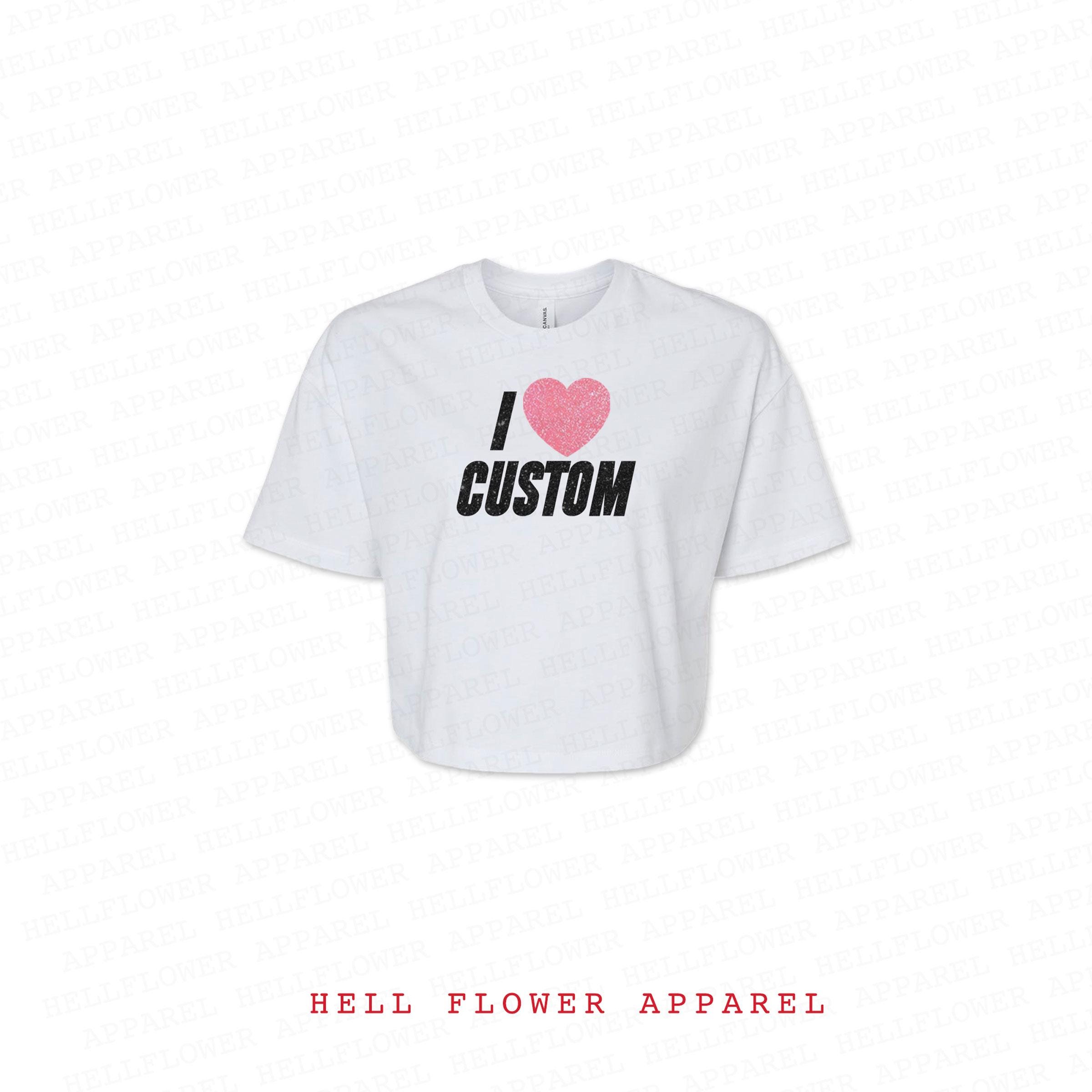 HTH、Glitter Heart Logo Cropped Tee SweatyRocks Women's Heart Print Glitter Sequin T Shirts