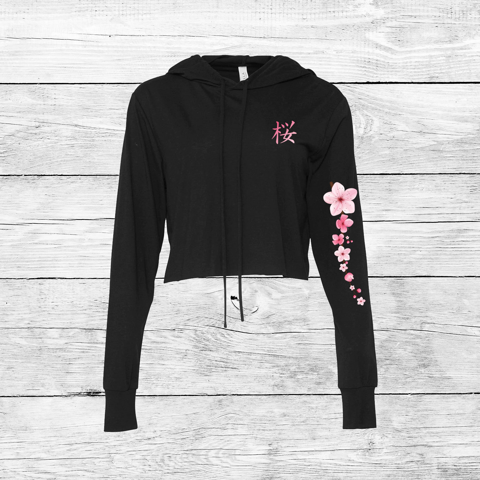 Kirei Sakura Symphony Japanese Blossoms in Classic Art Pullover Hoodie