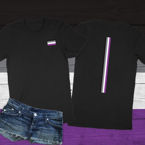 Asexual Pride Flag T-Shirt, Love Wins, Unisex Soft Tee