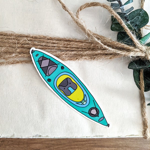 Kayak Sticker Etsy