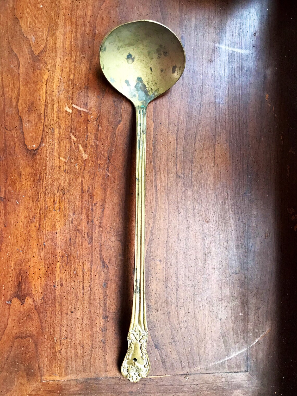 Antique Bronze Serving Spoons India Etsy