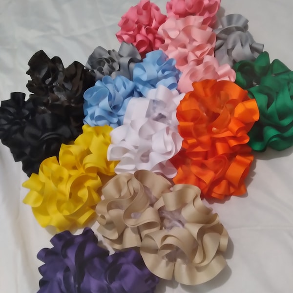 double ruffle anklets , tutu socks, fluffy anklets - 7.99