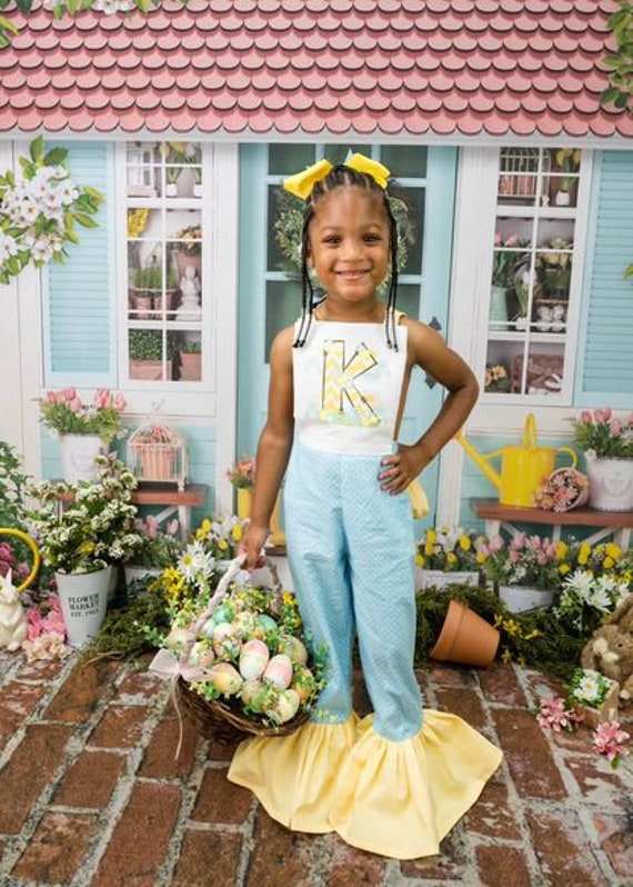 Easter Outfit Girl Easter Romper Girl Clothing for Spring 34.99 Etsy Canada