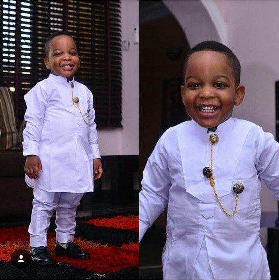 Two African Yoruba Male Hunters | Baby One-Piece