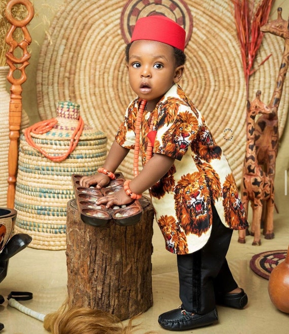 Vestimenta tradicional africana para Traje de primer Etsy España