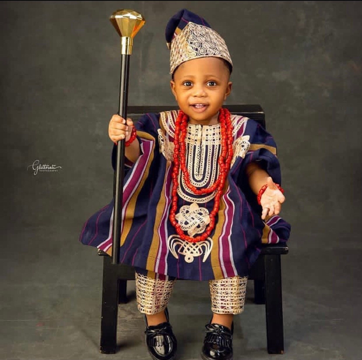 Two African Yoruba Male Hunters  Baby One-Piece for Sale by Bynelo