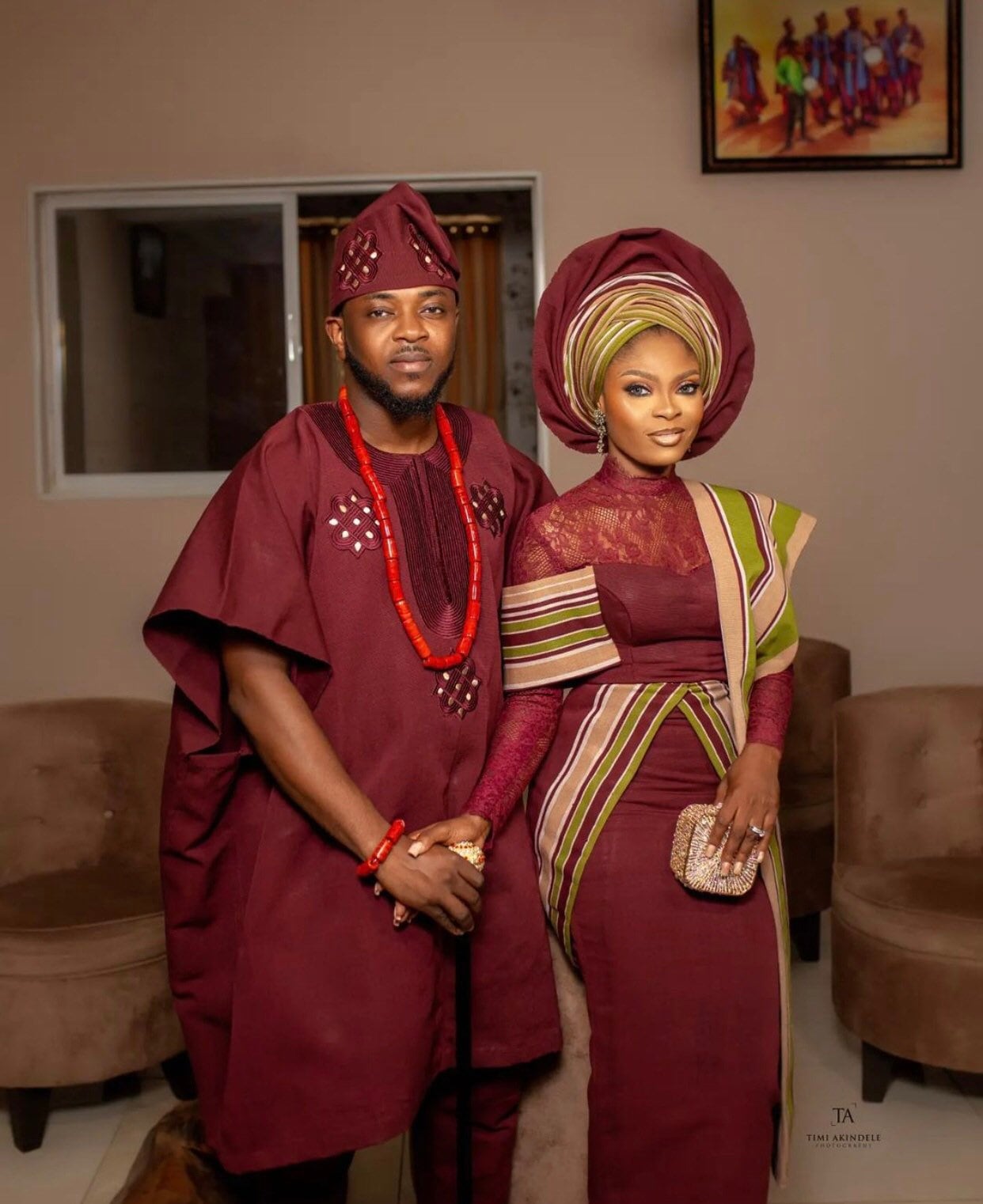 Maroon traditional dresses 2025