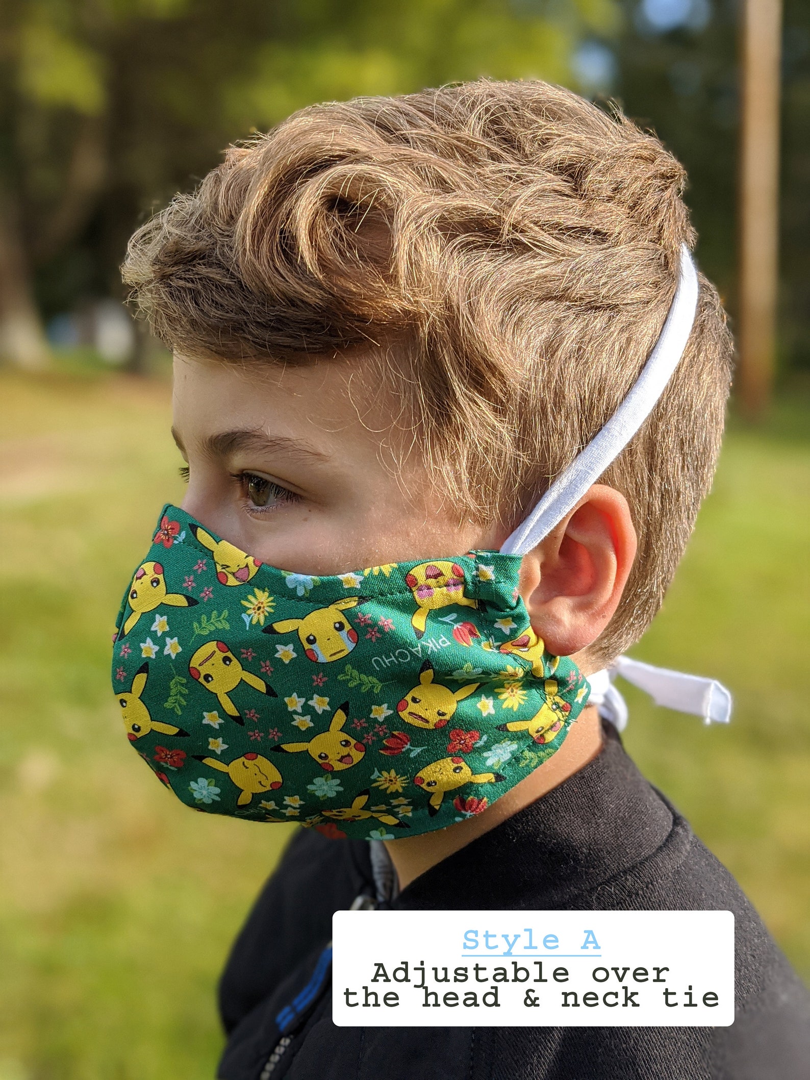 Coral Pokemon Characters Pixel Facemask covers whole face ...