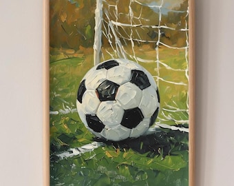 Soccer Wall Art Poster, Impressionist Art, Sports Decor for Fans, Perfect Gift for Soccer Lovers, Game Room, Soccer Posters, Sports Wall Art