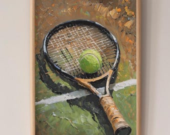 Tennis Art Poster, Impressionist Art, Sport Wall Decor, Tennis Lover Gift, Tennis Artwork, Vintage Tennis Print, Sports Room Decor, Tennis