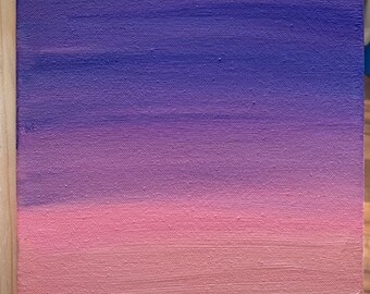 Sunset Acrylic Painting