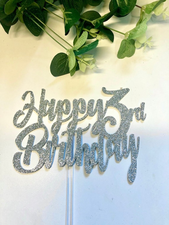 Birthday Cake Topper. Personalised Cake Topper UK. 18th Etsy