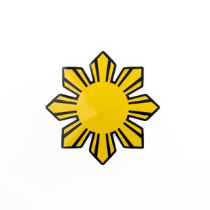 Philippinen Sonne Sticker, Fillippino, Pinoy, Philippinen, ,Filipina, Pinay, Wetterfest, Glänzend,