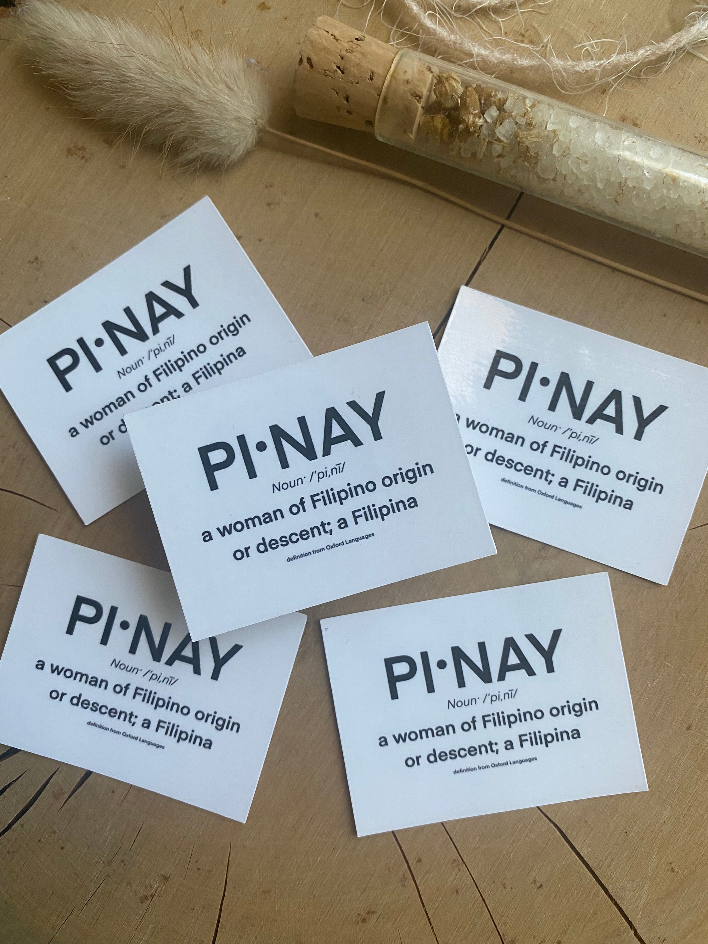 pinay-sticker-pinay-definition-filipino-sticker-filipina-etsy