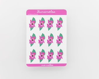 Gumamela Sticker, Hibiscus Sticker, Gumamela, Gumamelas, Gumamela Sticker Sheet, Hibiscus Sticker Sheet, Filipino Sticker, Flower Sticker