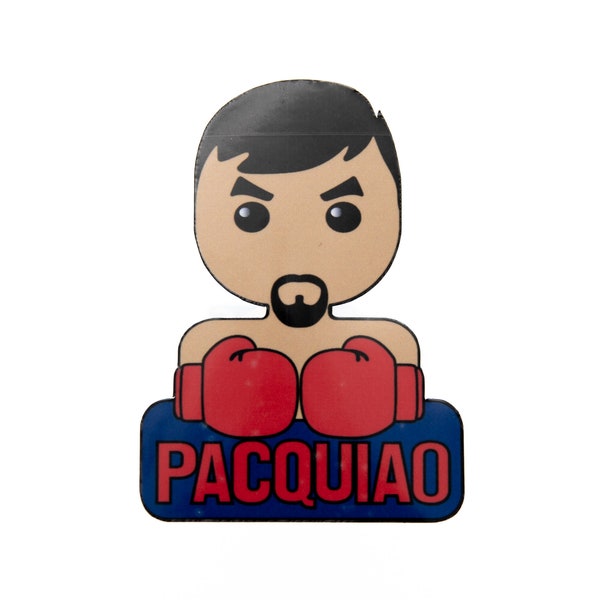 Manny Pacquiao, Pacman, Weatherproof Sticker, Filipino, Filipina, Pinoy, Pinay, Philippines, Boxer