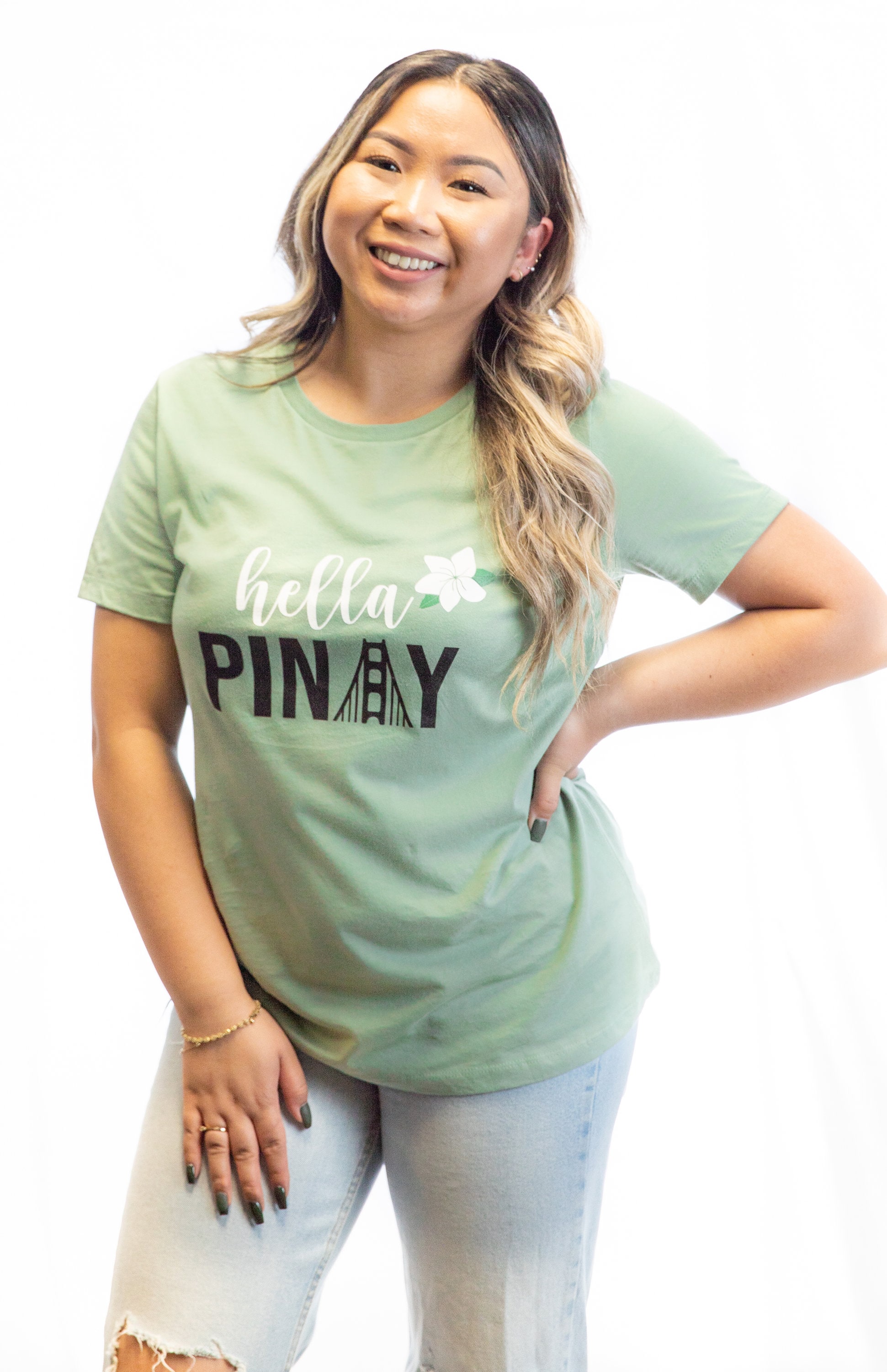Hella Pinay T-shirt Filipina Shirts Womens Relaxed