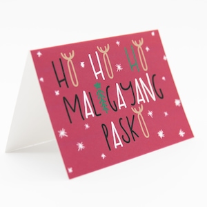 Maligayang Pasko Card, Greeting Card, Merry Christmas, Filipino Greeting Card, Holiday Card, Pasko Na, Philippines, Filipino, Filipina