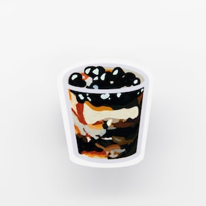 Taho Sticker, Filipino Taho, Taho Dessert, Filipino Sticker, Philippines, Filipino Food, Sweets, Filipino Taho, Dessert, Filipino Snack