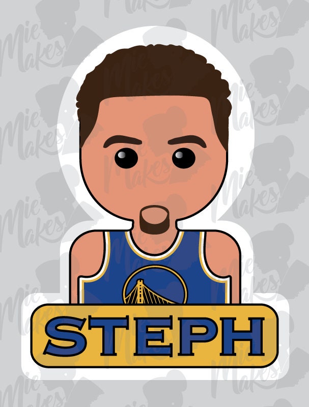 Steph Curry Sticker, Golden State Warriors, NBA, GSW, Basketball - Etsy