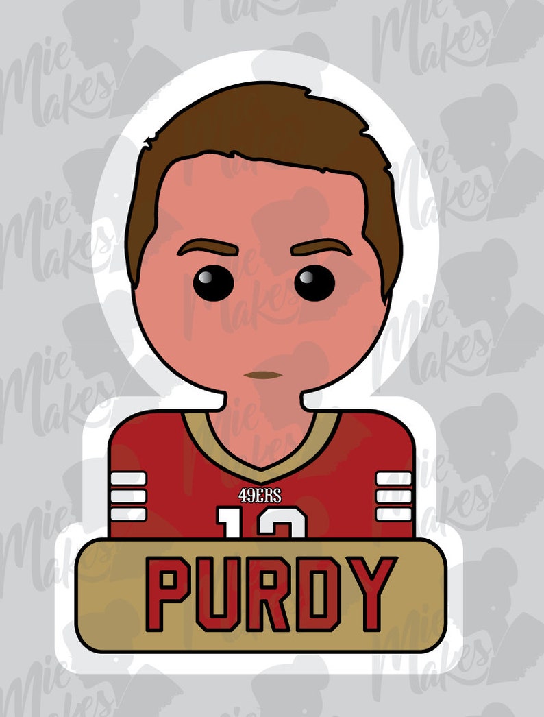 Brock Purdy Sticker, San Francisco 49ers, Niners, Football, NFL - Etsy