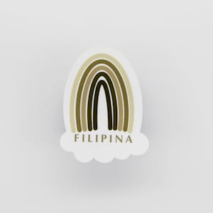 Fillipina Aufkleber,iberischer Aufkleber,Filipina Aufkleber,Filipina Aufkleber,Filipina Aufkleber,Philippinen Aufkleber,Philippinen,Regenbogen,Pinay Aufkleber,