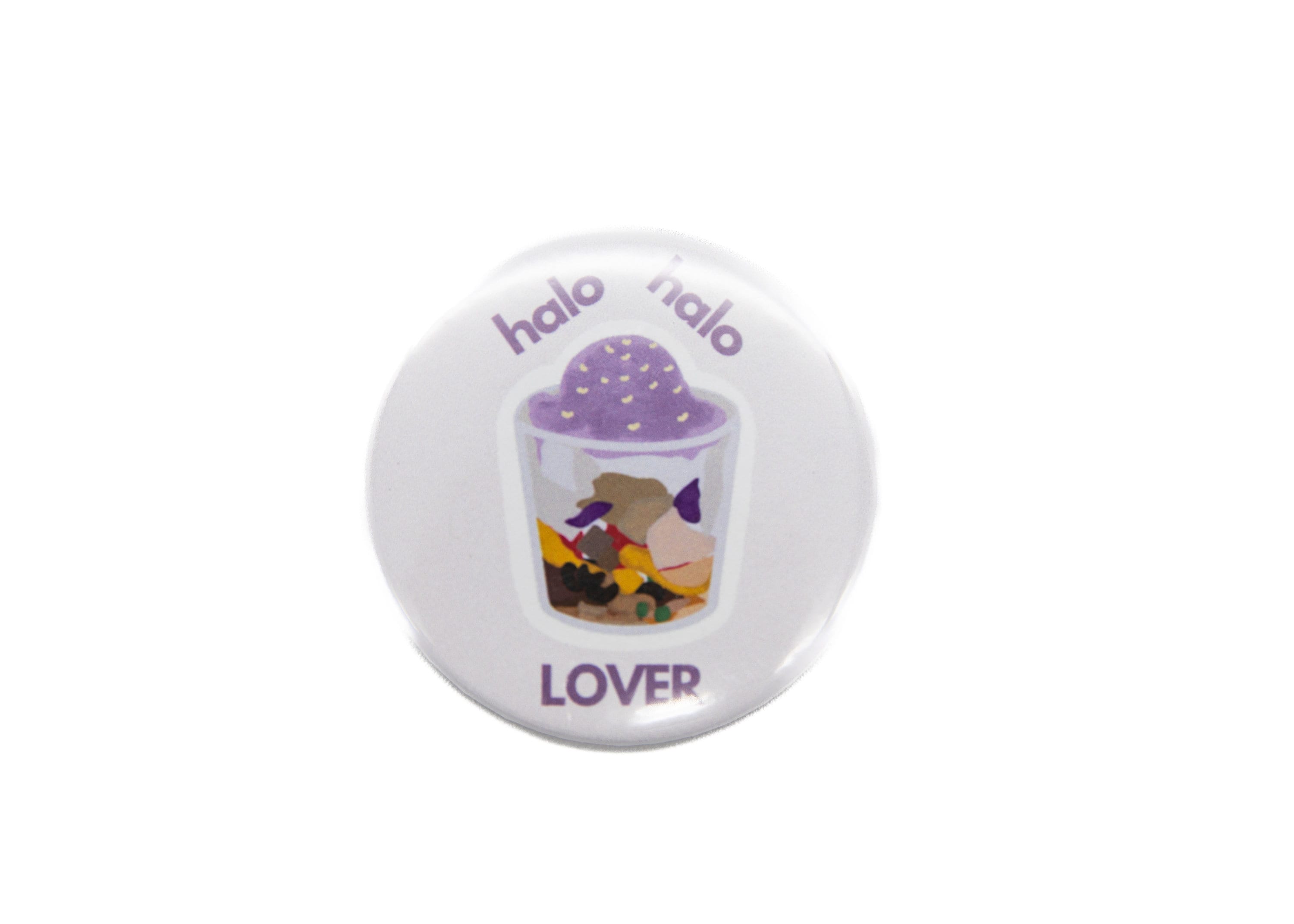 Halo Halo Lover Button, Round Filipino Button, Button Pins, Dessert ...