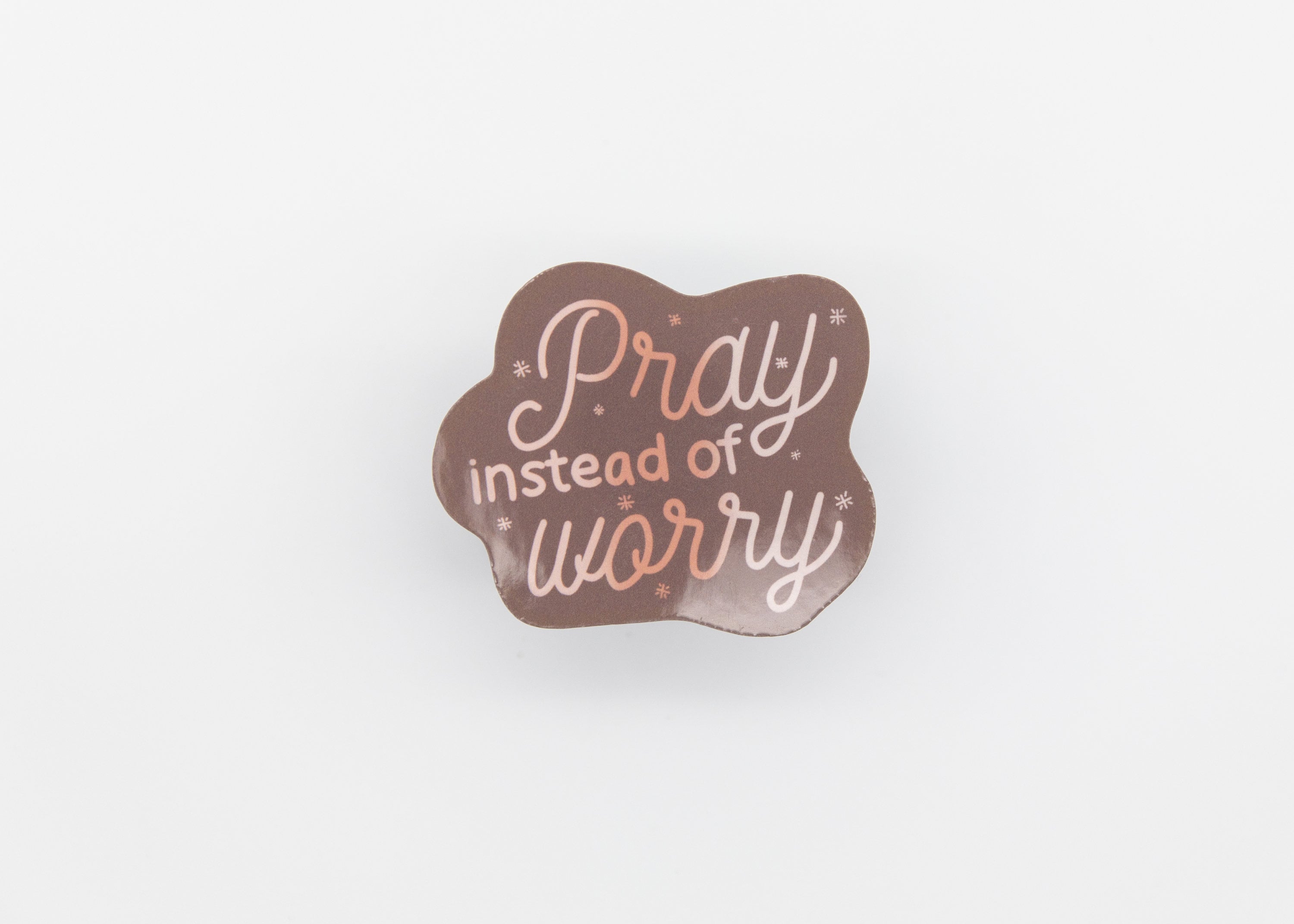 Pray Instead of Worry Sticker, Motivational Sticker, Laptop Sticker,  Journal Sticker, Inspirational Quote, Motivational Phrases - Etsy