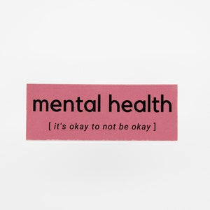 Mental Sticker, Sticker für Trinkflasche, Motivational Sticker, Sticker für Laptop, Sticker für Wasserflasche, Sticker für Freund