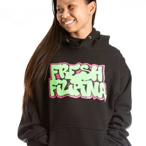 Fresh Filipina Generous Fit Hoody , Filipina Hoodie, Pinay Hooded Sweatshirt Filipina Apparels, Filipino Apparels