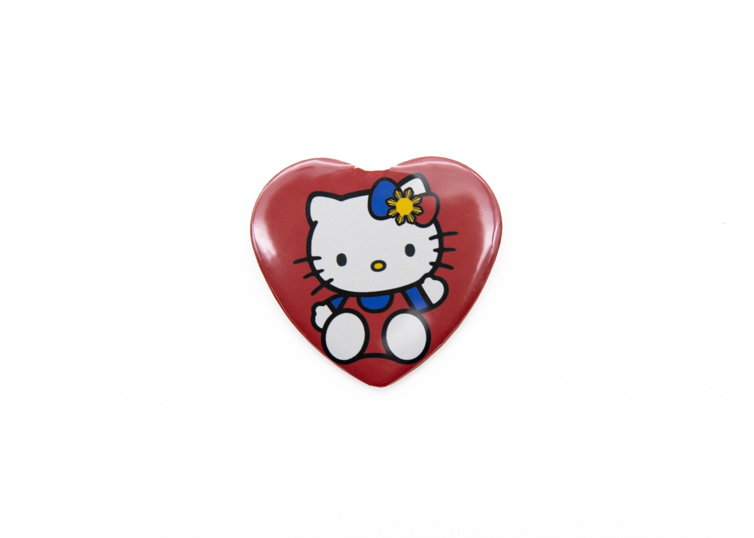 Kitty Philippines Sun Heart Button, Heart Shaped Filipino Button ...