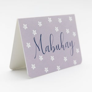Tarjeta de felicitación filipina, Tarjeta de felicitación Salamat, Tarjeta de felicitación Mabuhay, Tarjeta de felicitación casera, Tarjeta de agradecimiento, Tarjeta de saludo, Saludos filipinos
