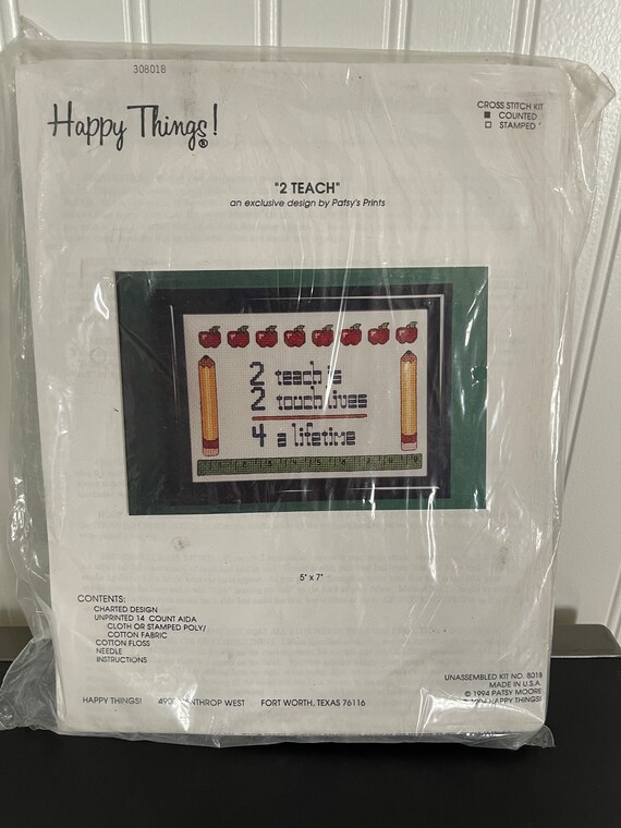 Vintage Needlepoint Kit Etsy