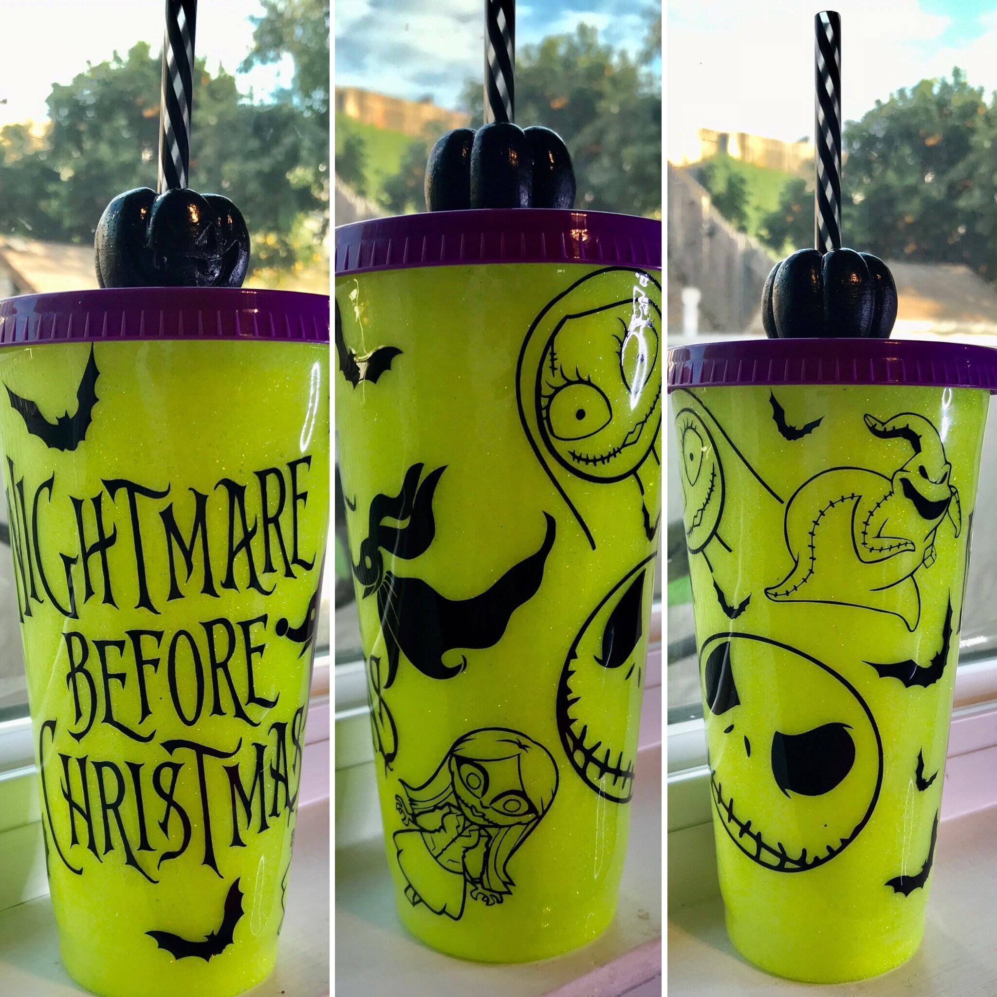 Nightmare Before Christmas Tumbler Etsy