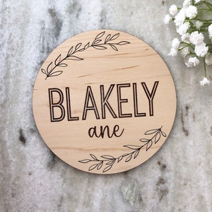Wooden Baby Name Sign | Hospital Name Plaque | Personalized Baby Name Sign | Newborn Name Photo Prop |  Baby Name Sign