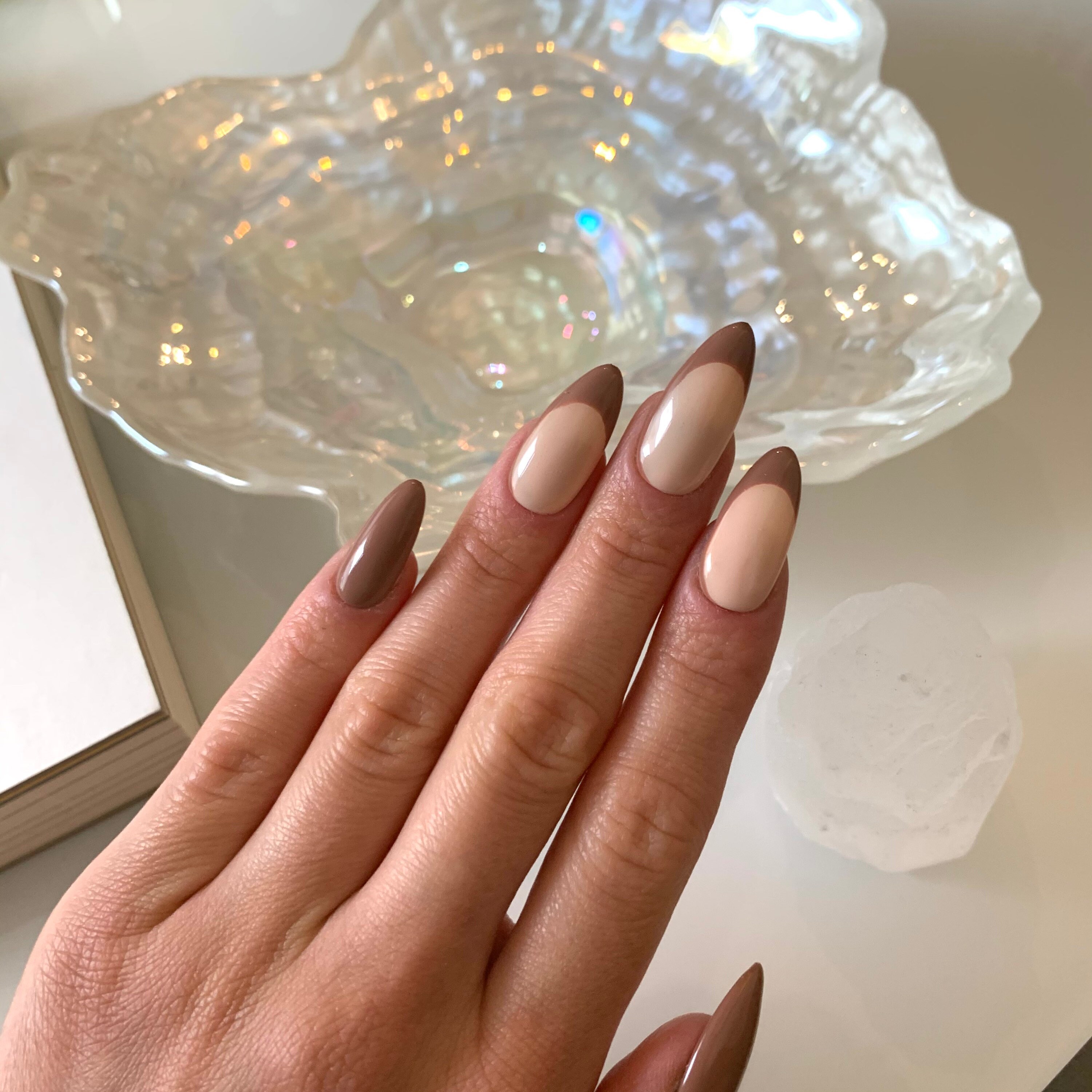 Nude french nails deals
