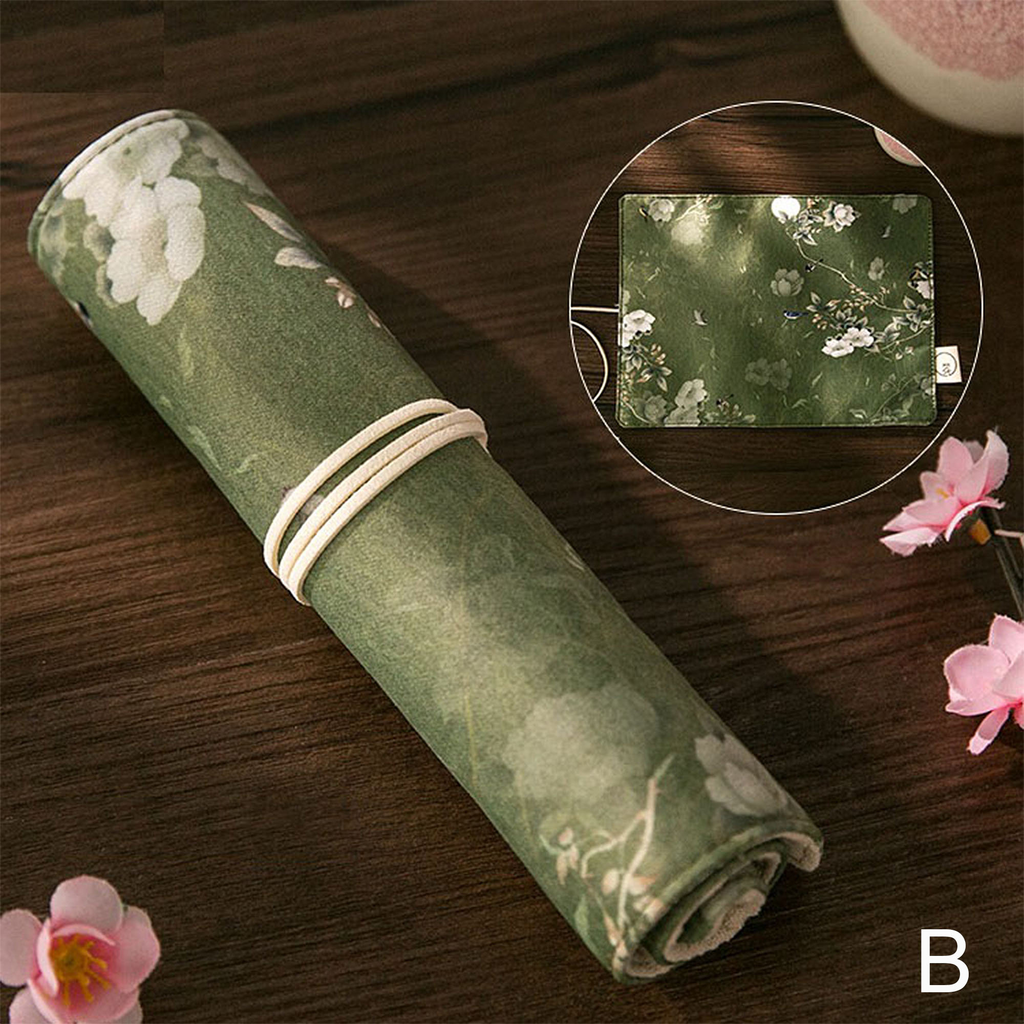 Chinese Style Pencil Case Cloth Art Pencil Case Court Style Etsy