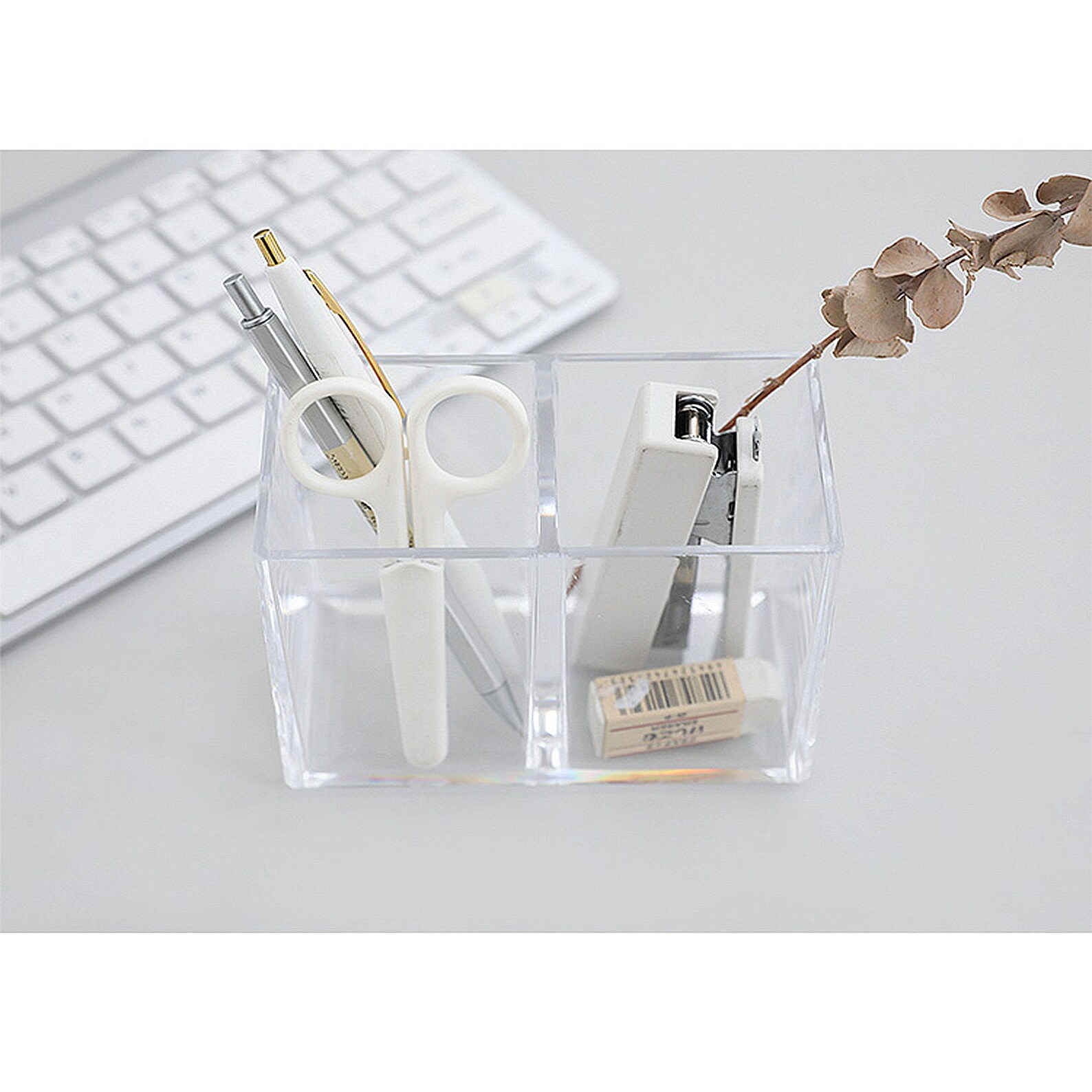 Simple Acrylic Pen Holder Transparent Pen Holder Square Pen Etsy