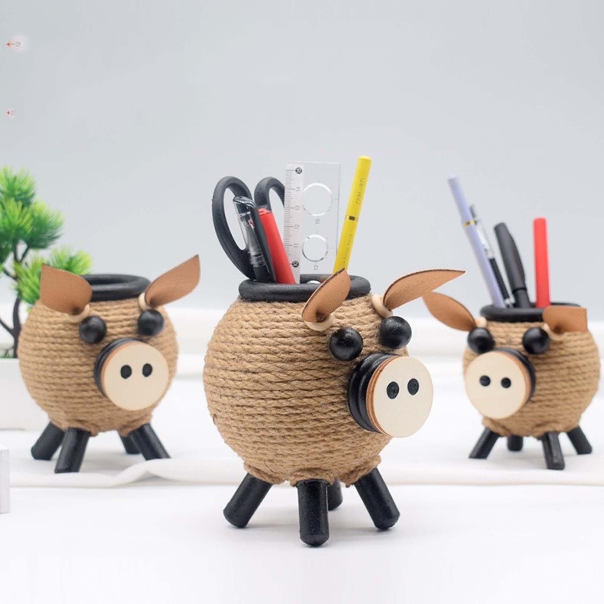 Handmade Creative Pen Holder Cute Personalized Pen Holder Etsy