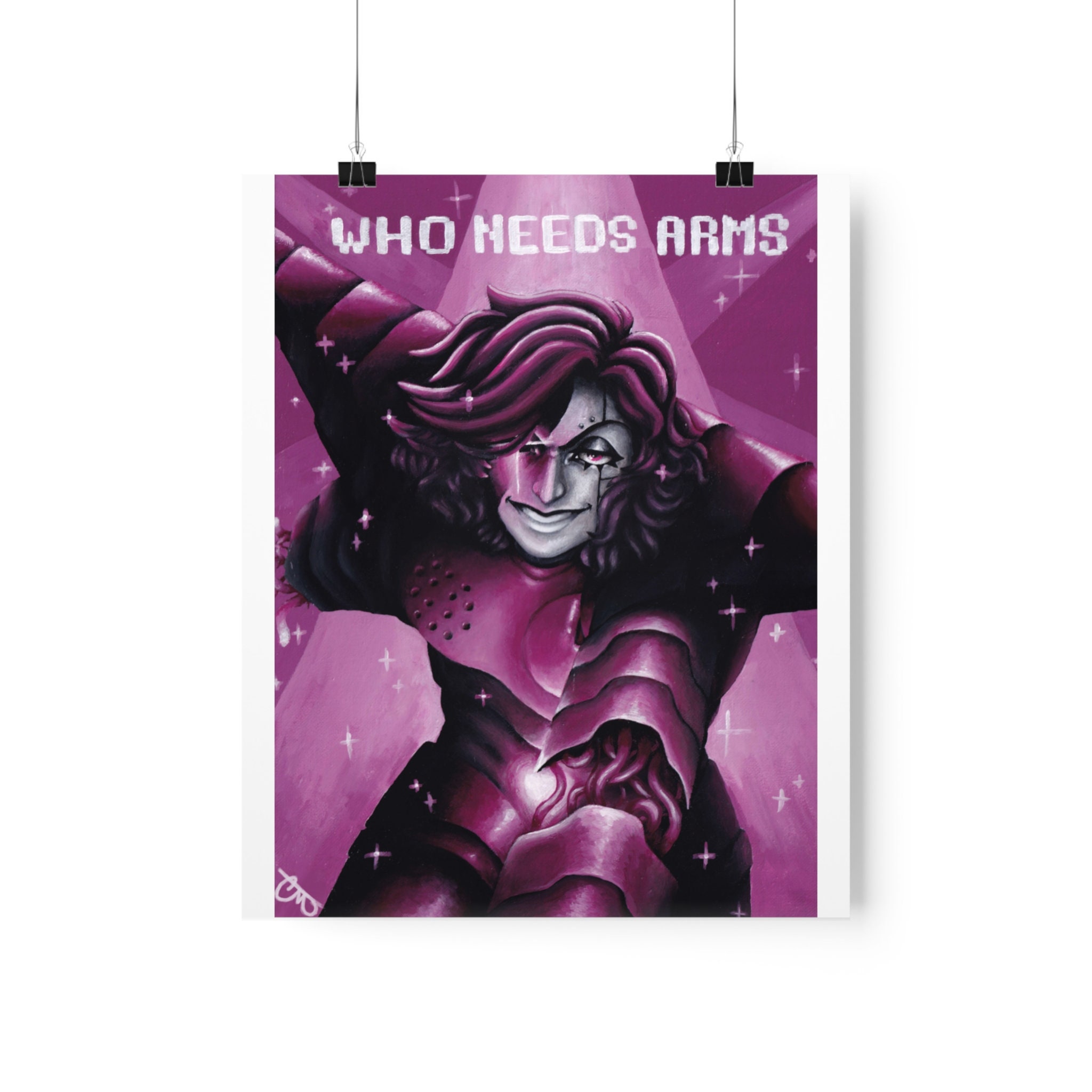 mettaton jojo pose Poster for Sale by gothdads