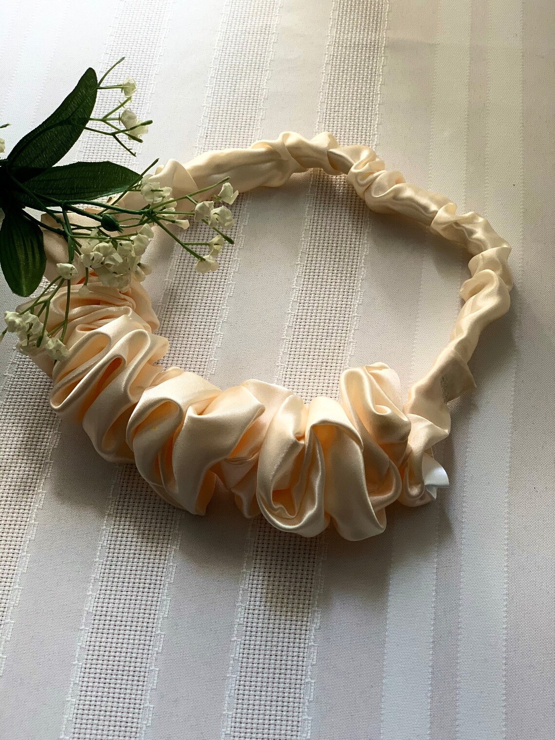 Scrunchie Headband in Neutrals | Etsy