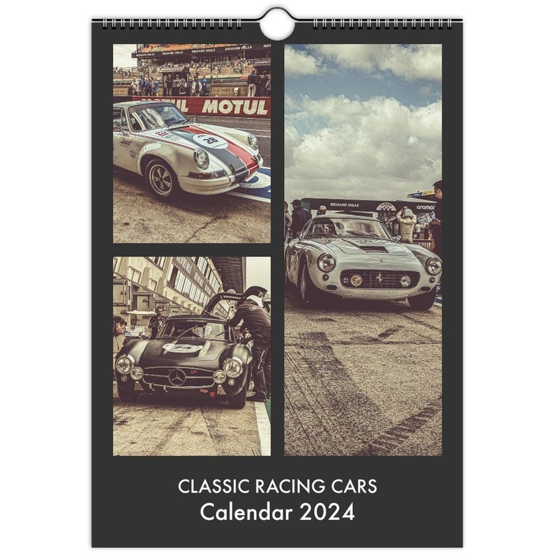 Classic Racing Cars 2024 Calendar Light Version Vintage Race Cars From ...