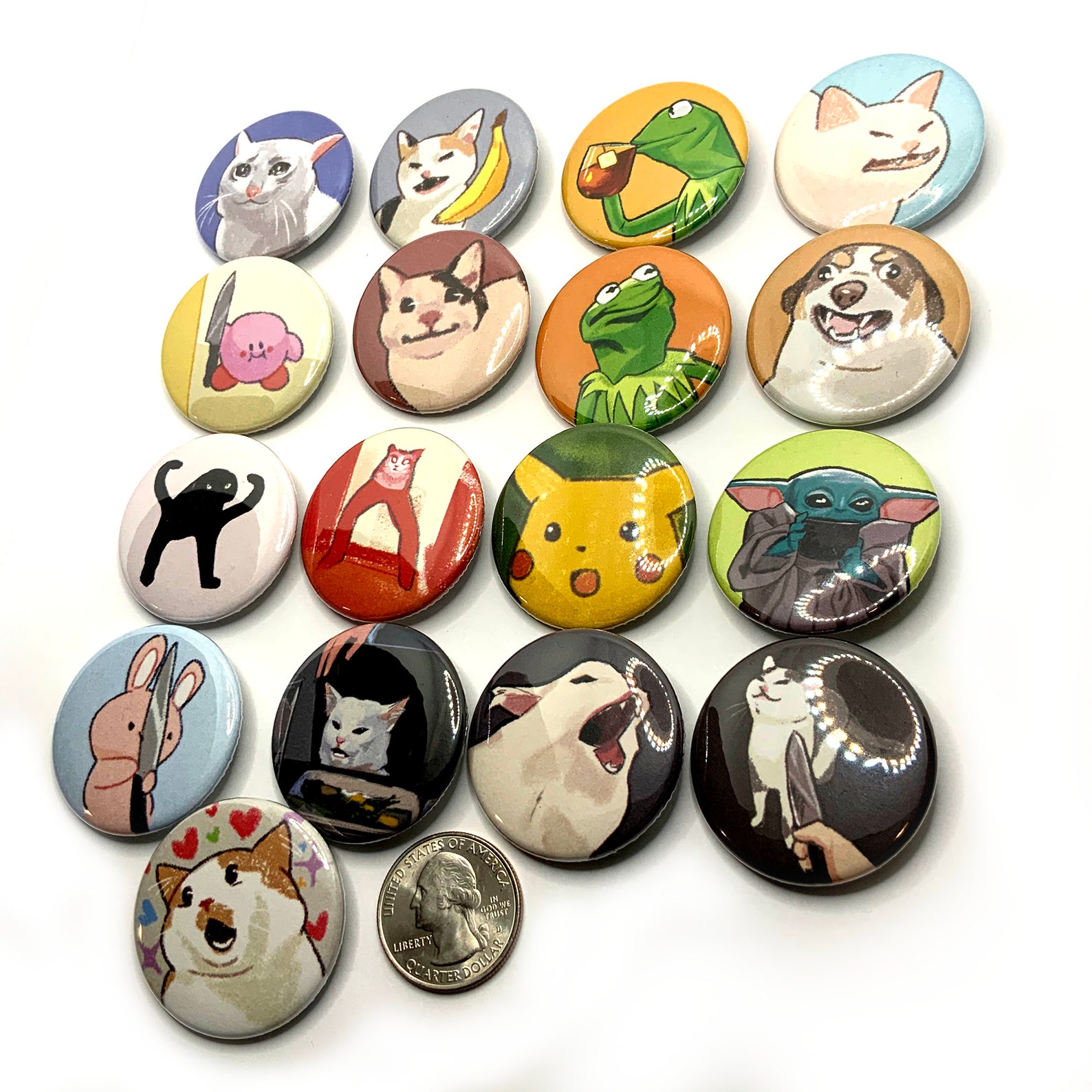 Funny Meme Pinback Buttons 1.5 inch Etsy