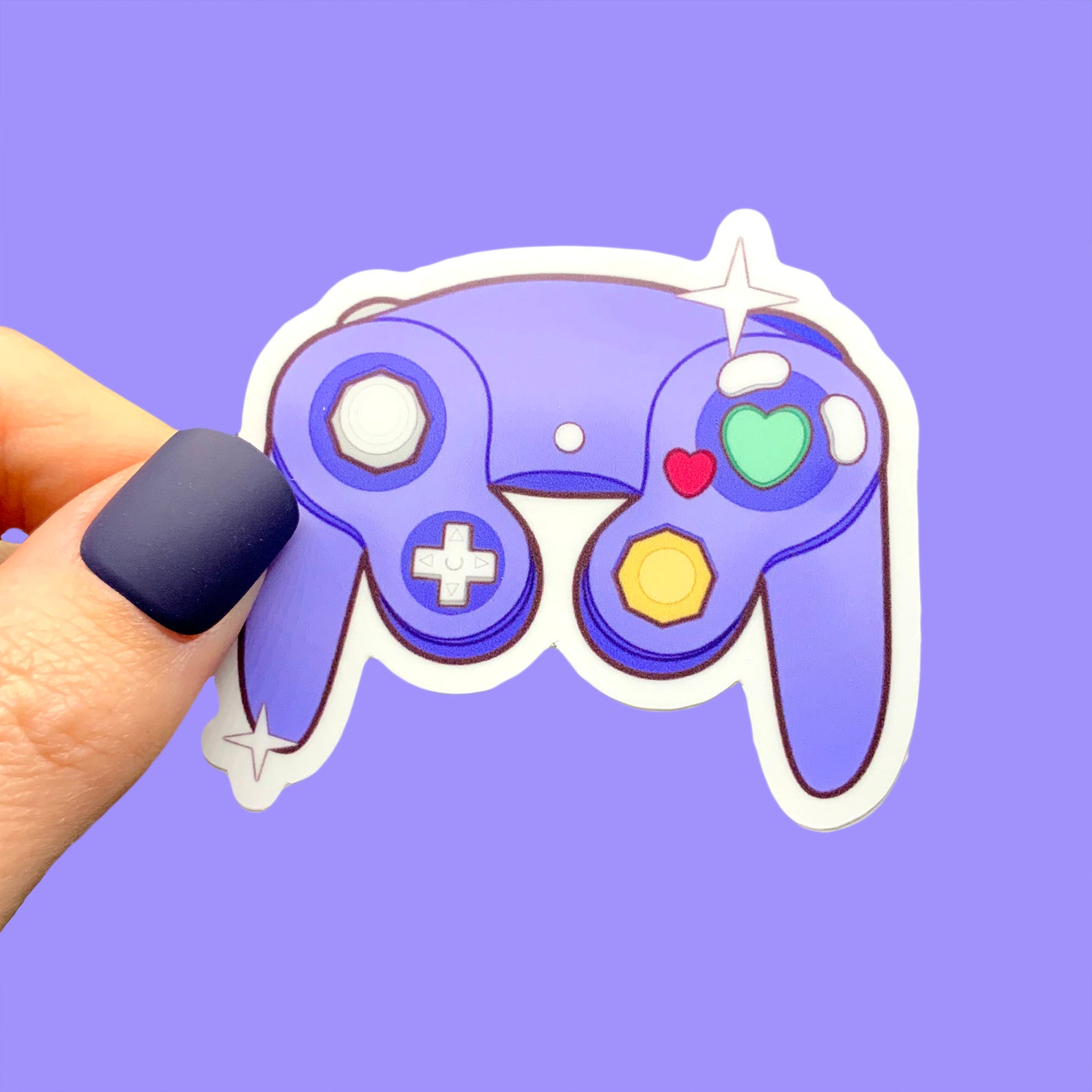 Gamecube Gaming Sticker Vinyl Water Resistant Nintendo Etsy