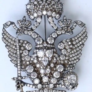 Beautiful American diamond (Zircon) Silver Brooch, Silver Purity 92.5,Handmade Brooch/ Royal replica brooch