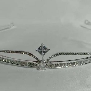 American Diamond Tiaras, 9.12ct Diamond,  Silver Purity 92.5 ,Handmade Tiaras/Crown