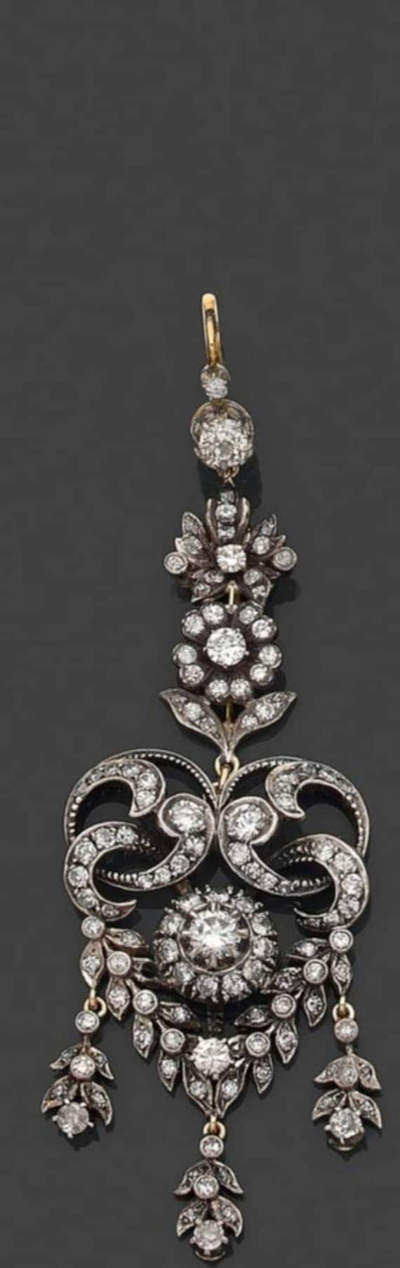 Amazon.com: costozon antique diamond earrings 4.6 Tcw Emerald Rose Cut  Diamond 925 Sterling Silver vintage antique jewelry : Handmade Products