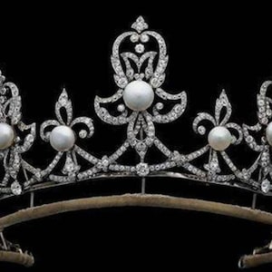 Victorian American Diamond Tiaras,  Silver Purity 92.5 ,Handmade Tiaras/Crown / Wedding Tiaras/Crown