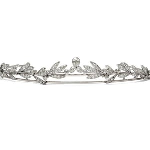 American Diamond Tiaras, 9.25ct Diamond,  Silver Purity 92.5 ,Handmade Tiaras/Crown