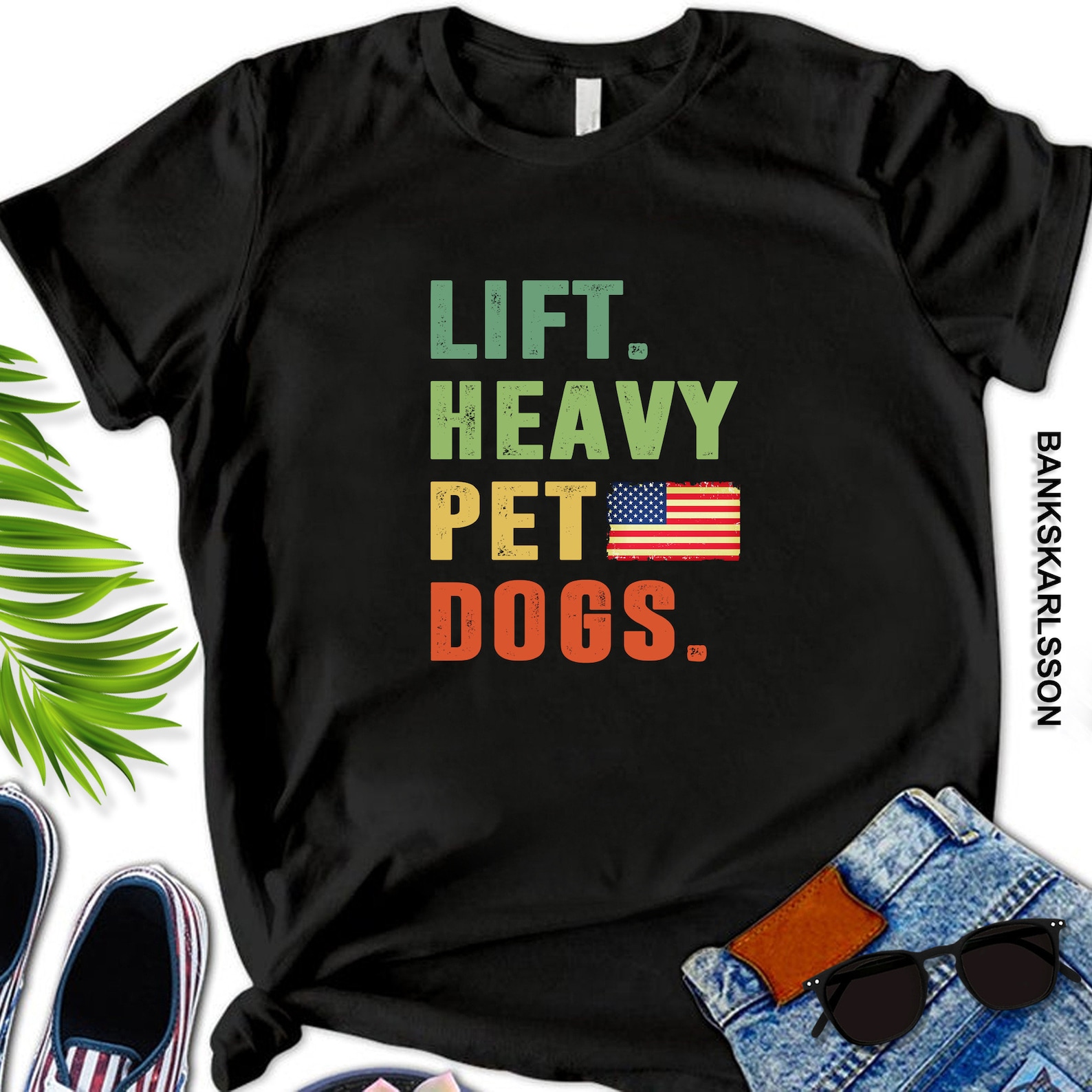 Lift Heavy Pet Dogs Gym TShirt for Weightlifters Etsy